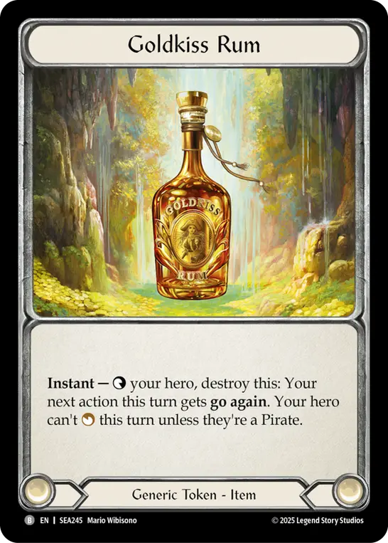 Goldkiss Rum - Flesh and Blood トークン Goldkiss Rum « TCGpédia